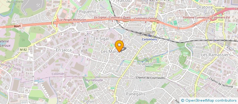 localisation de l'entreprise MADAME STELLA RUANO à COLOMIERS