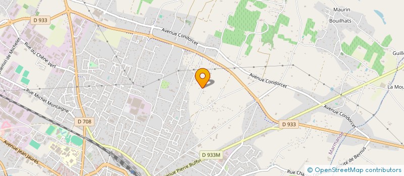 localisation de l'entreprise MADAME STELLA SABOURET à MARMANDE
