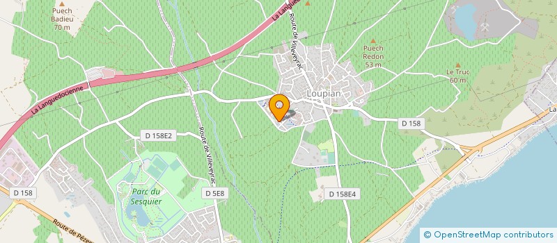 localisation de l'entreprise MADAME STELLA SANDOZ  LOUPIAN