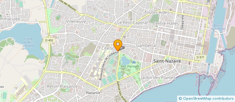 localisation de l'entreprise MADAME STELLA YASSINE à SAINT-NAZAIRE