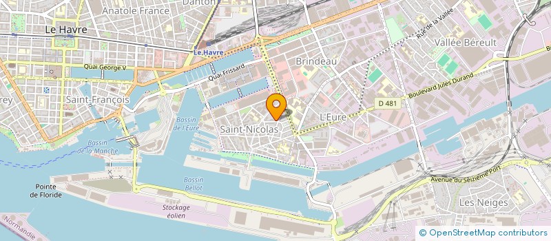 localisation de l'entreprise MADAME STELLY CASTEL à LE HAVRE