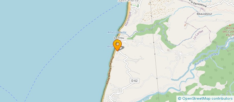 localisation de l'entreprise MADAME STELLY DALIN  LE CARBET