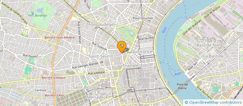localisation de l'entreprise MADAME STELLY LEFORT à BORDEAUX