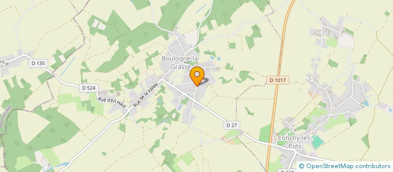 localisation de l'entreprise MADAME STENIE AUGER à BOULOGNE-LA-GRASSE