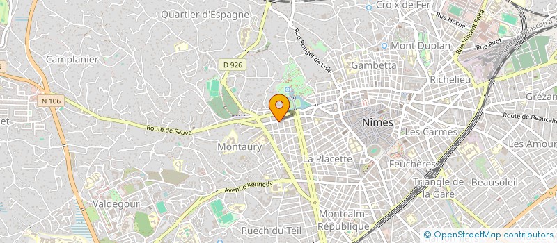 localisation de l'entreprise MADAME STEPAHNIE DUJARDIN  NIMES