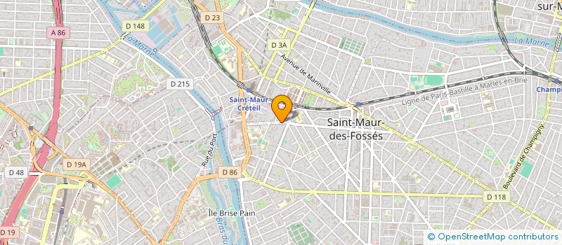 localisation de l'entreprise MADAME STEPHANE BERCOT  SAINT-MAUR-DES-FOSSES