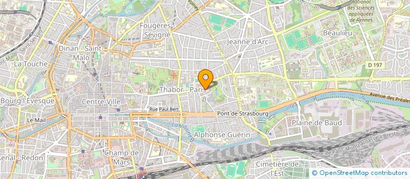 localisation de l'entreprise MADAME STEPHANE BOQUET  RENNES