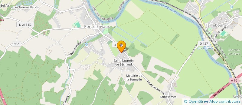 localisation de l'entreprise MADAME STEPHANE DE LINGUA DE SAINT BLANQUAT  PORT-D'ENVAUX