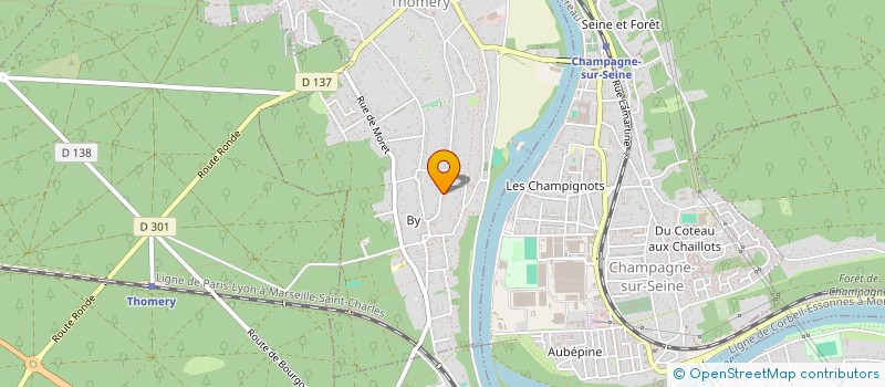 localisation de l'entreprise MADAME STEPHANE DELHAYE  THOMERY