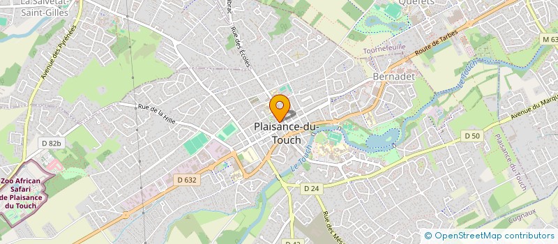 localisation de l'entreprise MADAME STEPHANE DOMON à PLAISANCE-DU-TOUCH