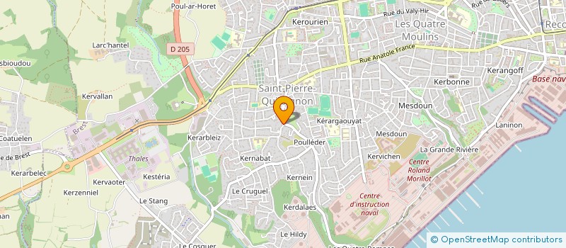 localisation de l'entreprise MADAME STEPHANE LE FEVRE à BREST