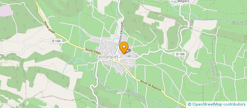 localisation de l'entreprise MADAME STEPHANE MERIT  CAVILLARGUES