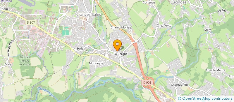 localisation de l'entreprise MADAME STEPHANE ROBERT PAUL  CRANVES-SALES