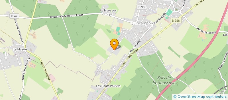 localisation de l'entreprise MADAME STEPHANIE ADDE  QUINCAMPOIX