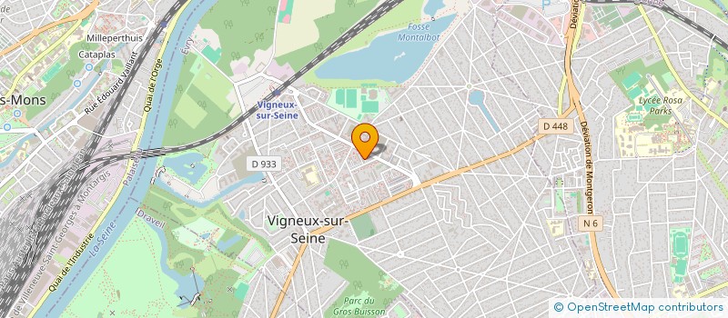 localisation de l'entreprise MADAME STEPHANIE ALAGBE  VIGNEUX-SUR-SEINE