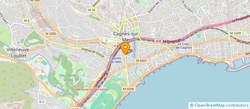 localisation de l'entreprise MADAME STEPHANIE ALBERTI à CAGNES-SUR-MER