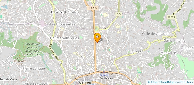 localisation de l'entreprise MADAME STEPHANIE ALEXANDRE à CANNES