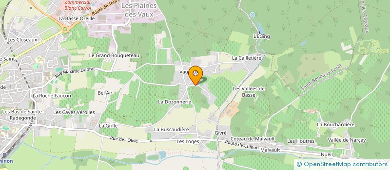 localisation de l'entreprise MADAME STEPHANIE ALNET  CHINON