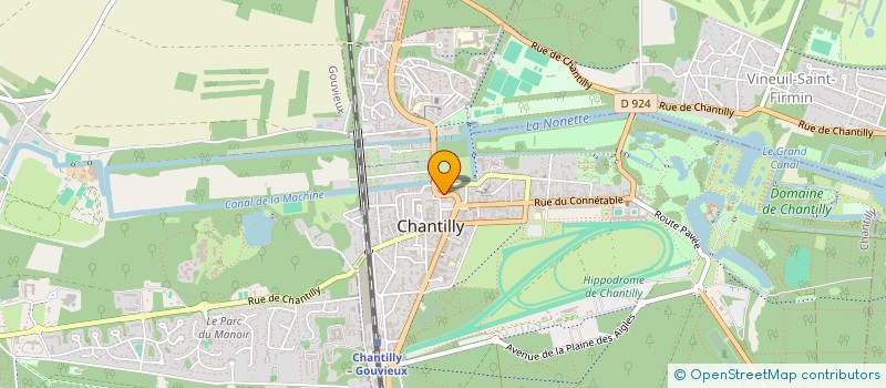 localisation de l'entreprise MADAME STEPHANIE ALONSO  CHANTILLY