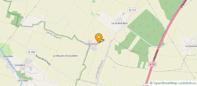 localisation de l'entreprise MADAME STEPHANIE ALVES  LA FOYE-MONJAULT