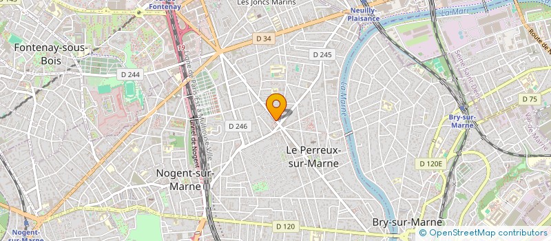 localisation de l'entreprise MADAME STEPHANIE ALVES FERNANDES  LE PERREUX-SUR-MARNE