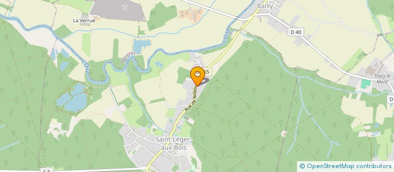 localisation de l'entreprise MADAME STEPHANIE AMELIE VERNIER  SAINT-LEGER-AUX-BOIS