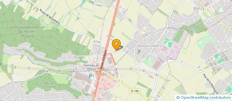 localisation de l'entreprise MADAME STEPHANIE AMIOT  BALLAINVILLIERS