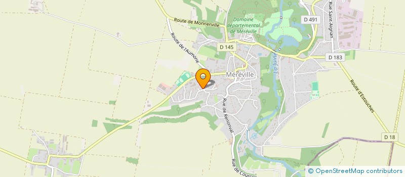 localisation de l'entreprise MADAME STEPHANIE ANDRADE  LE MEREVILLOIS