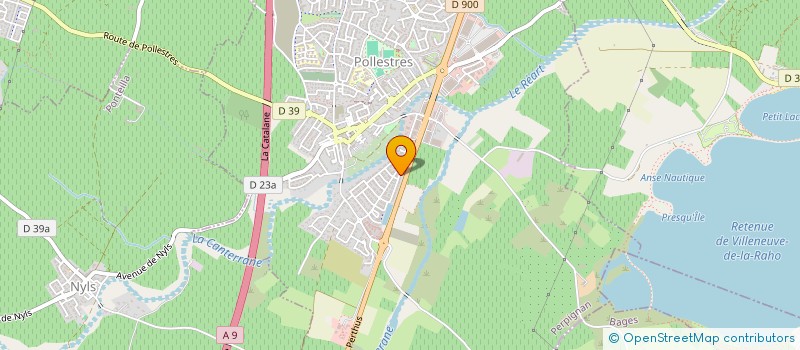 localisation de l'entreprise MADAME STEPHANIE ANDRE  POLLESTRES