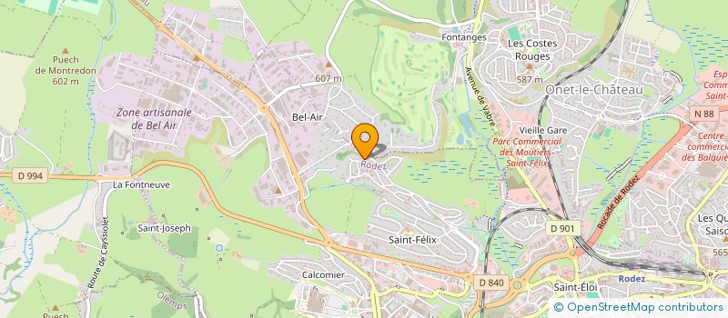 localisation de l'entreprise MADAME STEPHANIE ANDRE  ONET-LE-CHATEAU