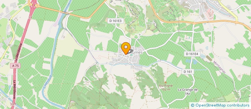 localisation de l'entreprise MADAME STEPHANIE ANDRE  AUMES