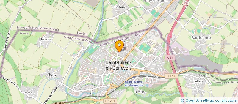 localisation de l'entreprise MADAME STEPHANIE ANDREANI  SAINT-JULIEN-EN-GENEVOIS