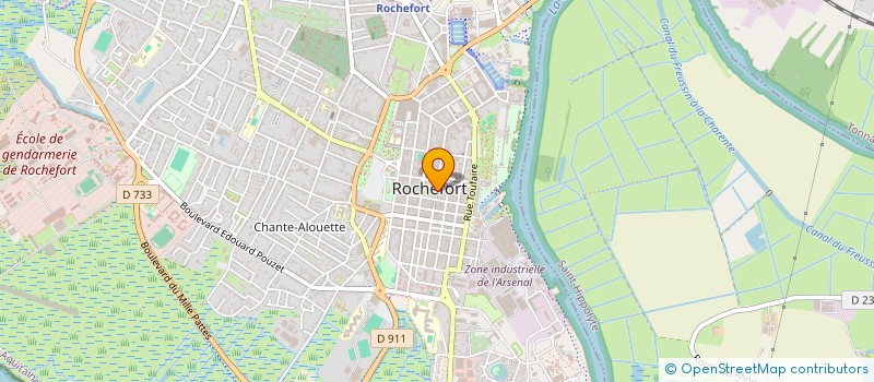 localisation de l'entreprise MADAME STEPHANIE ANGIBAUD  ROCHEFORT