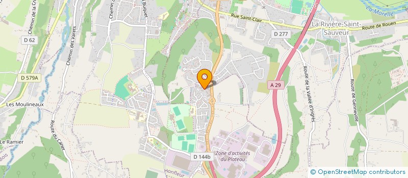 localisation de l'entreprise MADAME STEPHANIE ANNE  HONFLEUR