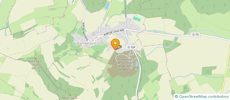 localisation de l'entreprise MADAME STEPHANIE ANNE COLIN  JEANDELAINCOURT