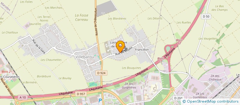 localisation de l'entreprise MADAME STEPHANIE-ANNE PLED  VILLEBAROU