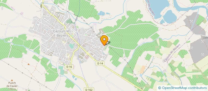 localisation de l'entreprise MADAME STEPHANIE ARAGOU  CAZOULS-LES-BEZIERS