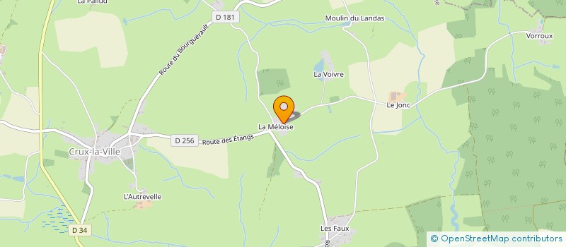 localisation de l'entreprise MADAME STEPHANIE ARAUJO  CRUX-LA-VILLE