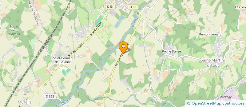 localisation de l'entreprise MADAME STEPHANIE ARCHIER  CHATEAUNEUF-DE-GALAURE