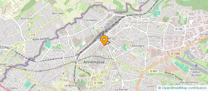 localisation de l'entreprise MADAME STEPHANIE ARMAND  ANNEMASSE