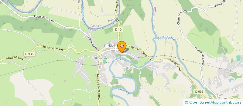 localisation de l'entreprise MADAME STEPHANIE ARTES  BIDACHE