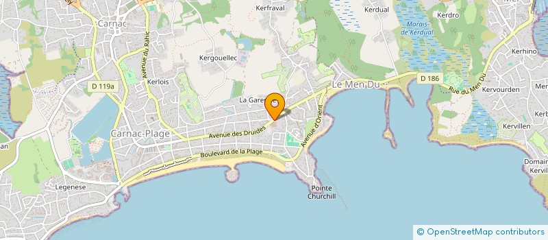 localisation de l'entreprise MADAME STEPHANIE ASSELINEAU  CARNAC