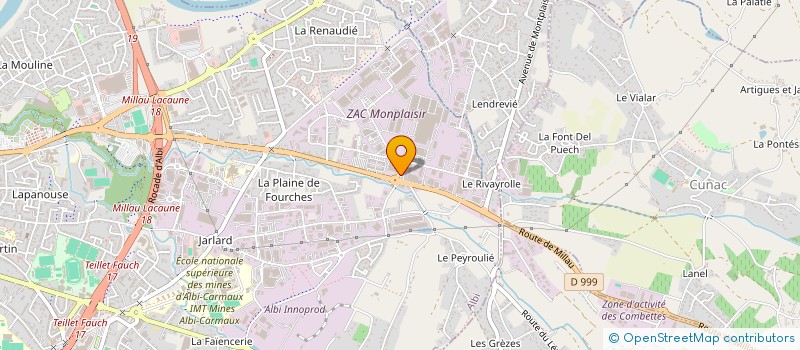 localisation de l'entreprise MADAME STEPHANIE ASSEMAT à ALBI