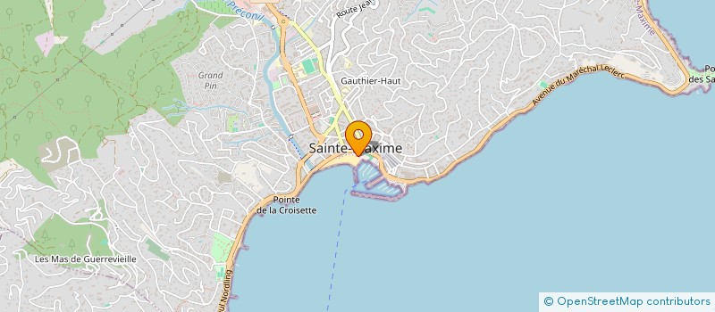 localisation de l'entreprise MADAME STEPHANIE ASTIER à SAINTE-MAXIME