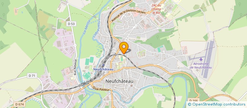 localisation de l'entreprise MADAME STEPHANIE AUBERT  NEUFCHATEAU