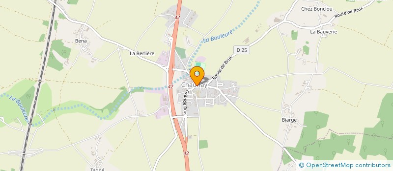 localisation de l'entreprise MADAME STEPHANIE AUCHER  CHAUNAY