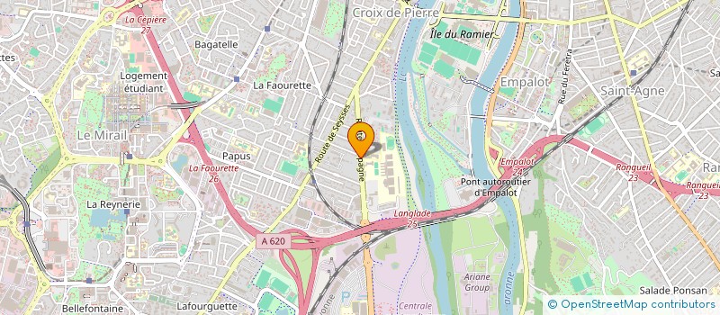 localisation de l'entreprise MADAME STEPHANIE AUGE  TOULOUSE