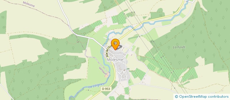 localisation de l'entreprise MADAME STEPHANIE AUGUEUX  MOLESME