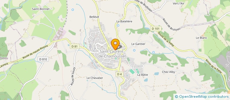 localisation de l'entreprise MADAME STEPHANIE AUTER  SAINT-LAURENT-DE-CHAMOUSSET