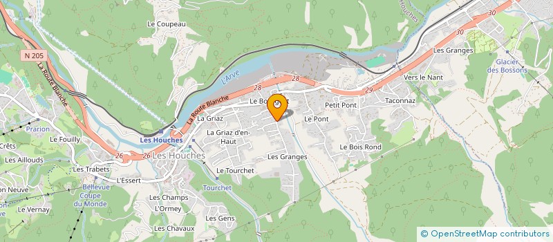 localisation de l'entreprise MADAME STEPHANIE BABBI  LES HOUCHES